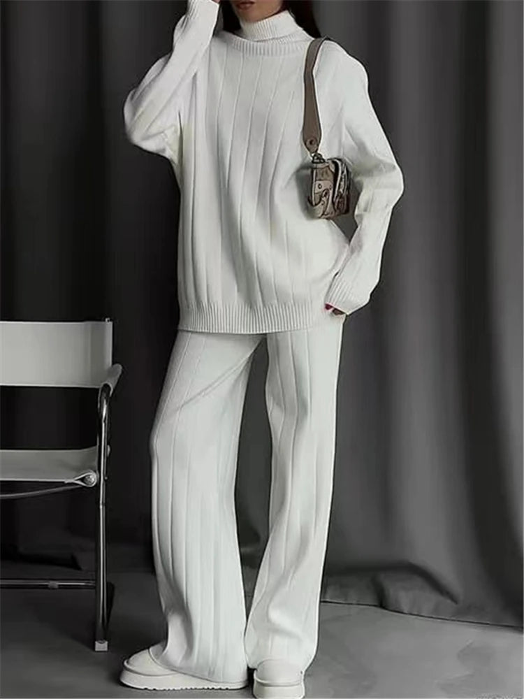 Knitted Two-Piece Lounge Set