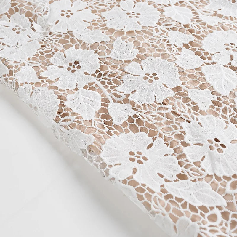 Lace Elegance Midi Dress