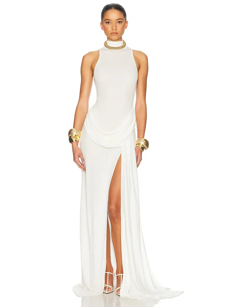 Aveline High-Slit Maxi Dress