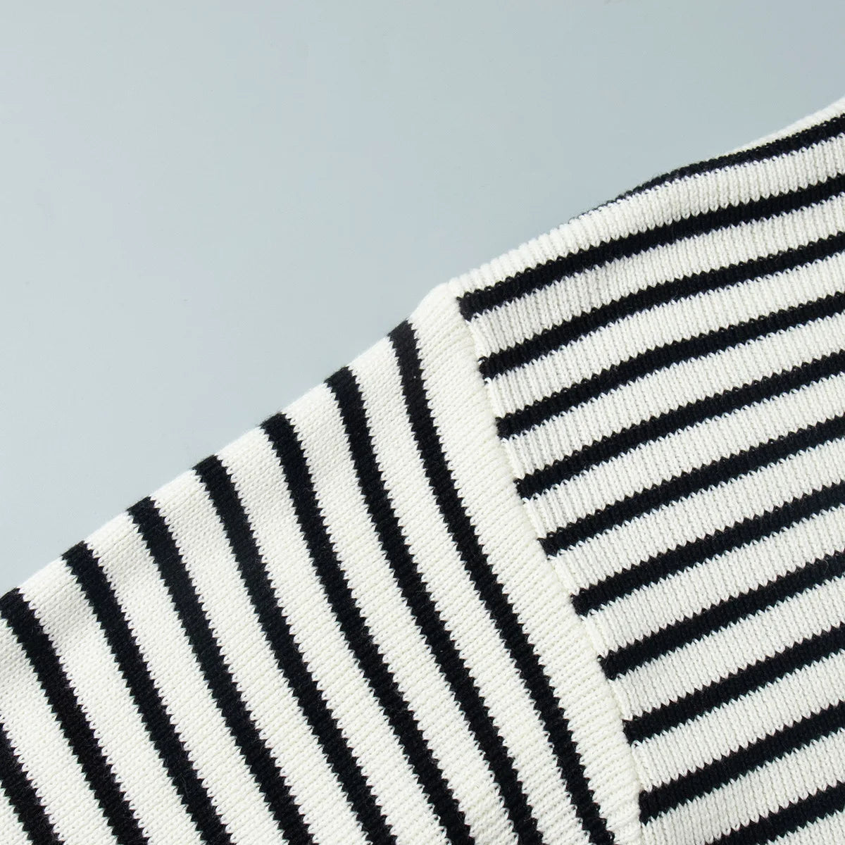 Classic Striped Relaxed Knit Top