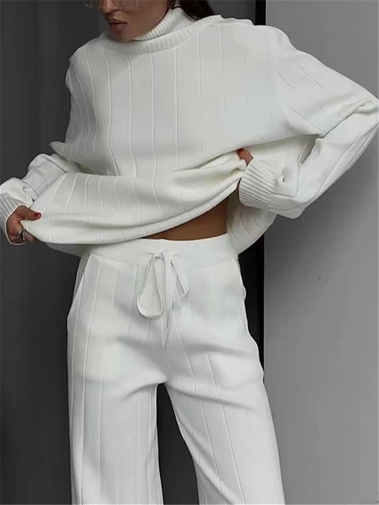 Knitted Two-Piece Lounge Set