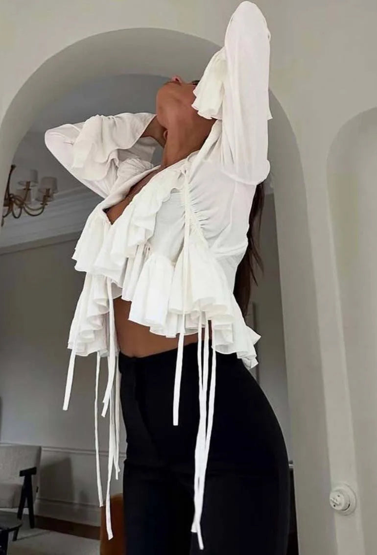 Romantic Ruffle Blouse