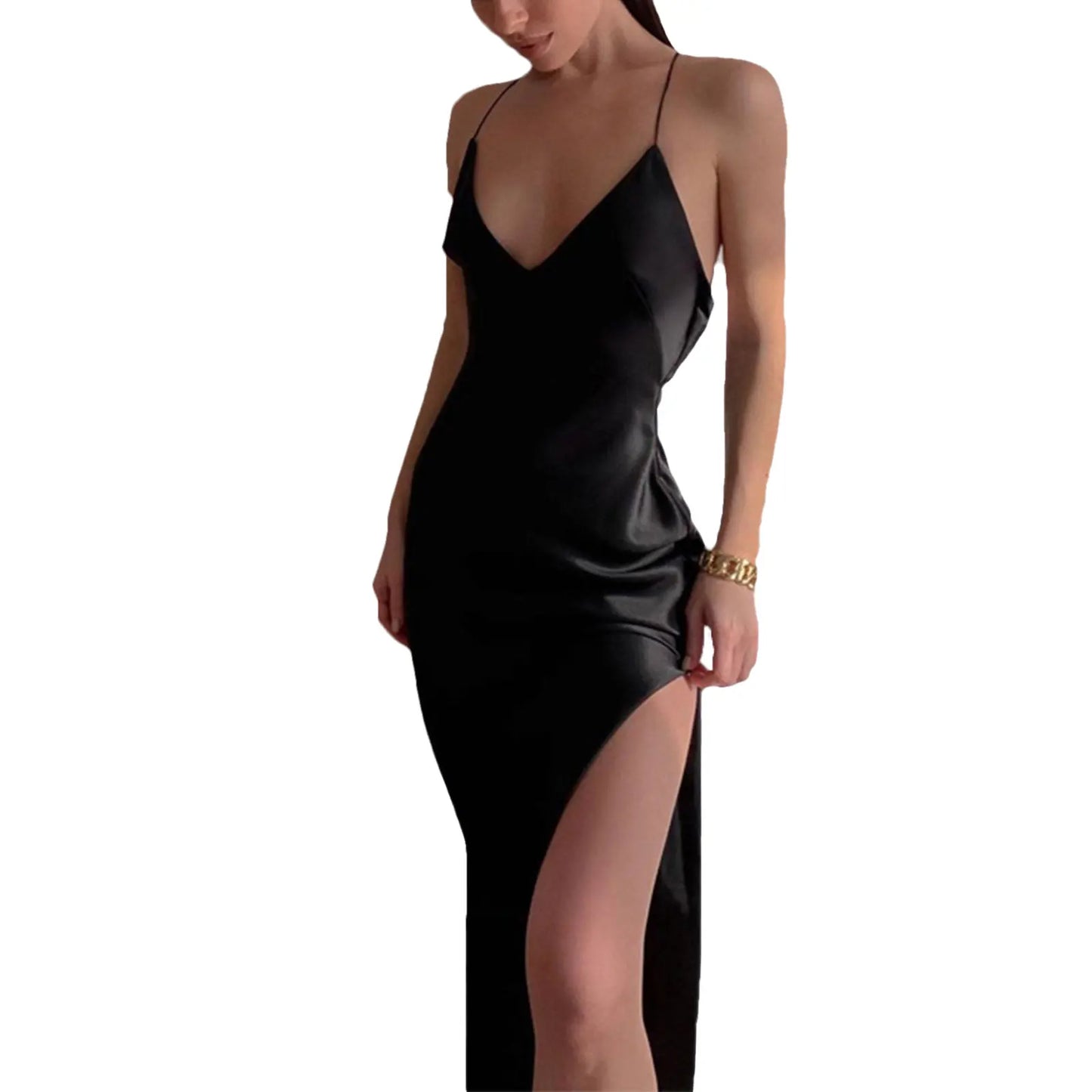 Elegant Satin Slip Dress