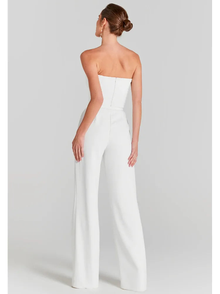 Celeste White Jumpsuit
