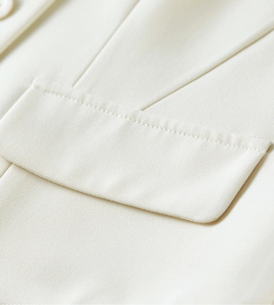 Tailored Elegance Suit Vest – Ivory