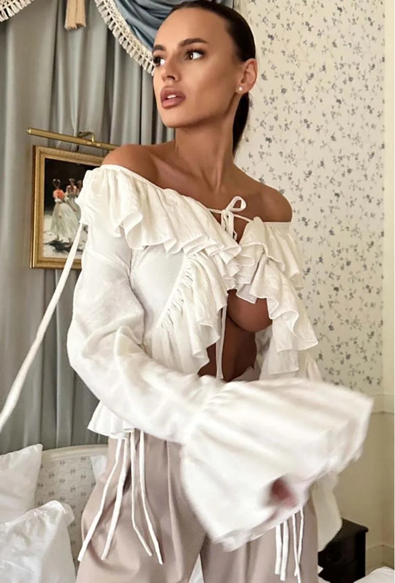 Romantic Ruffle Blouse