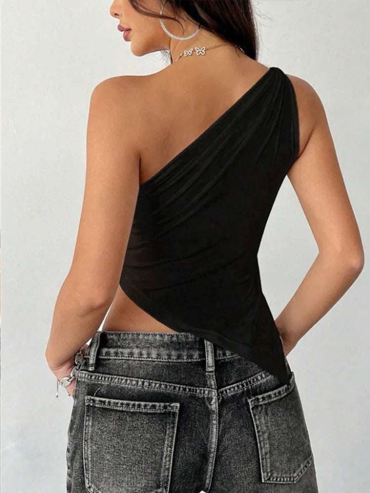 Chic One-Shoulder Tank