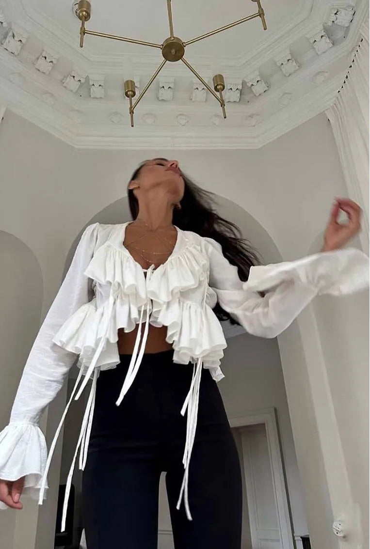 Romantic Ruffle Blouse