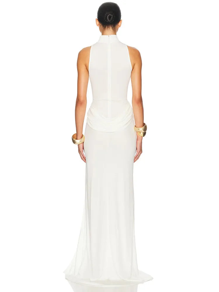 Aveline High-Slit Maxi Dress
