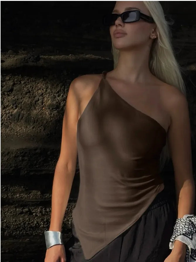Chic One-Shoulder Tank