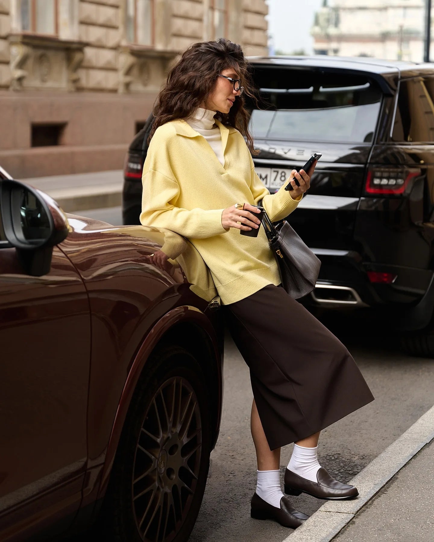 The Essential Luxe Knit Polo Sweater