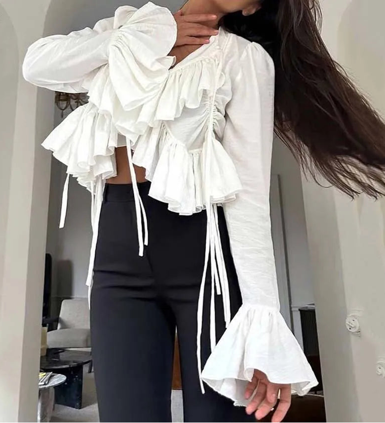 Romantic Ruffle Blouse