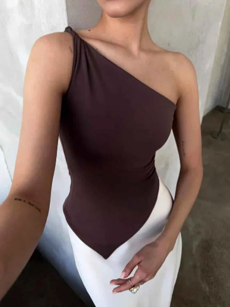 Chic One-Shoulder Tank