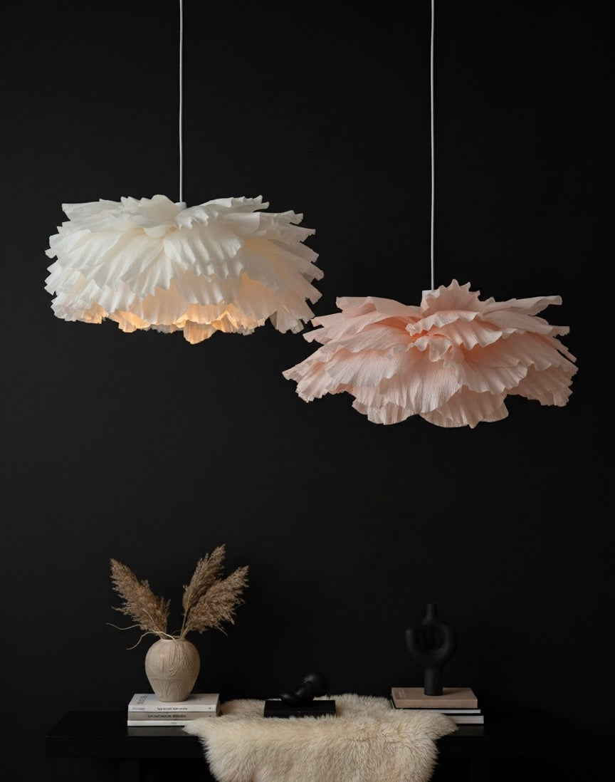 Sakura – Håndlaget Papirlampe i Rosa