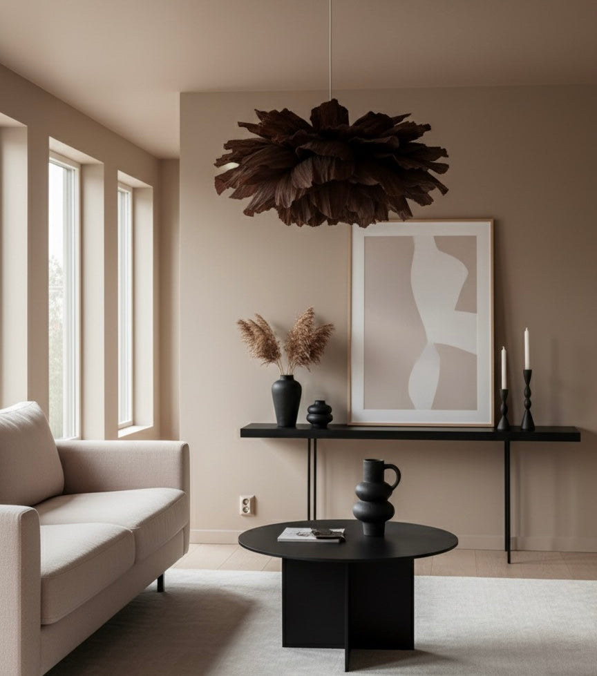 Noir – Håndlaget Papirlampe i Skandinavisk Stil