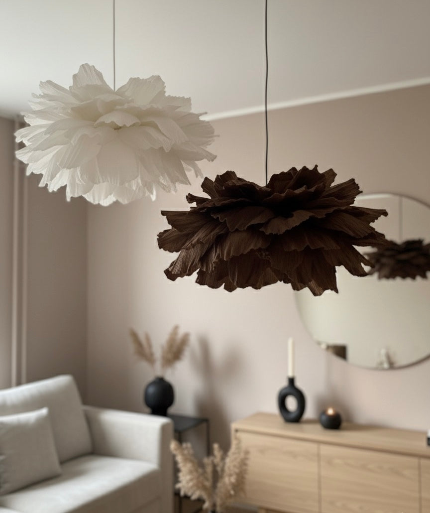 Noir – Håndlaget Papirlampe i Skandinavisk Stil