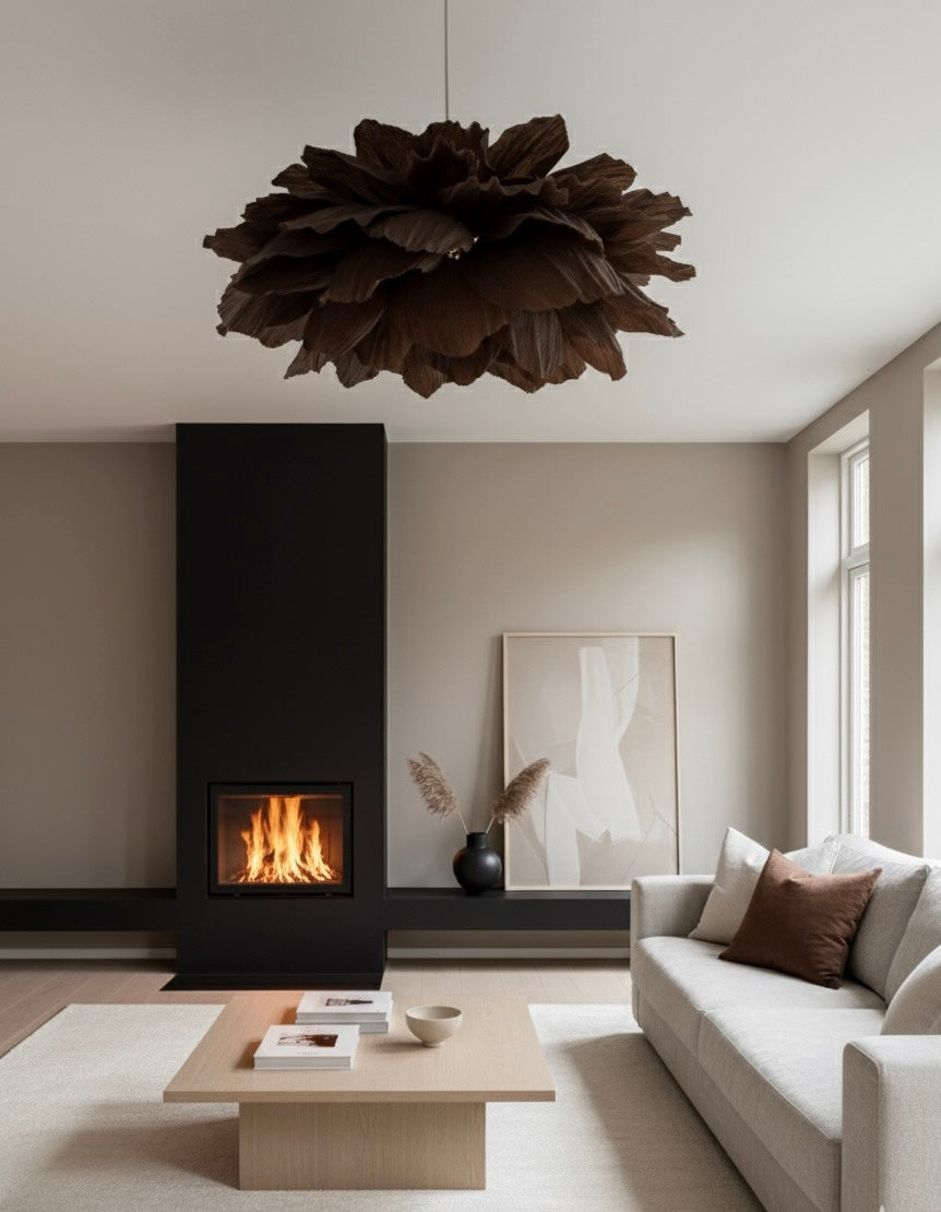 Noir – Håndlaget Papirlampe i Skandinavisk Stil